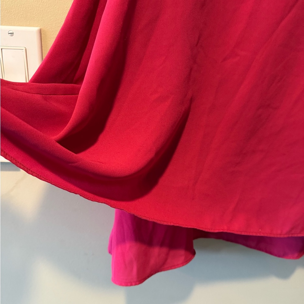 Reitmans Raspberry Red Layered Cami Tank Top - Picture 7 of 12